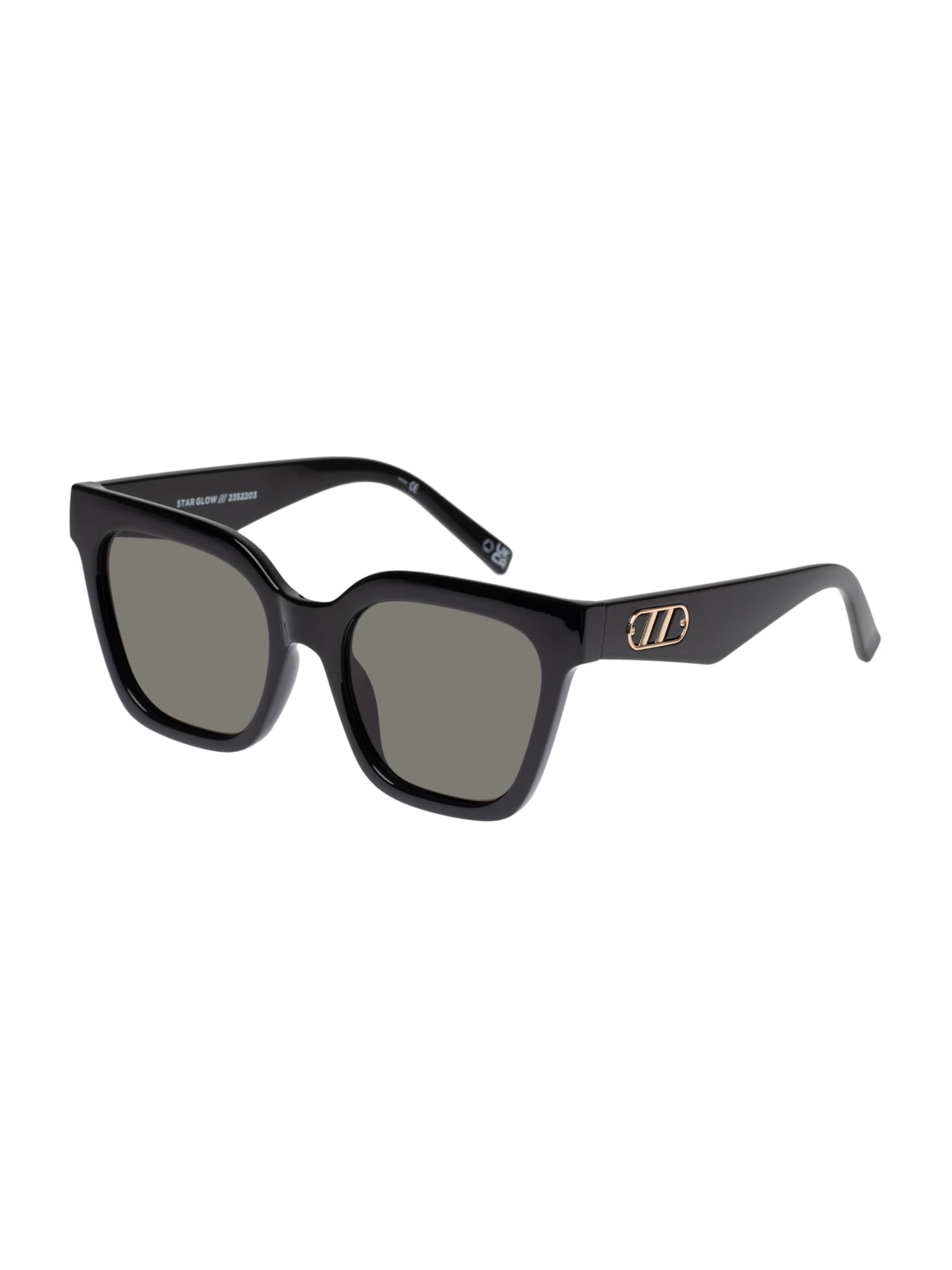 LE SPECS Sunglasses 'STAR GLOW' in Black: front