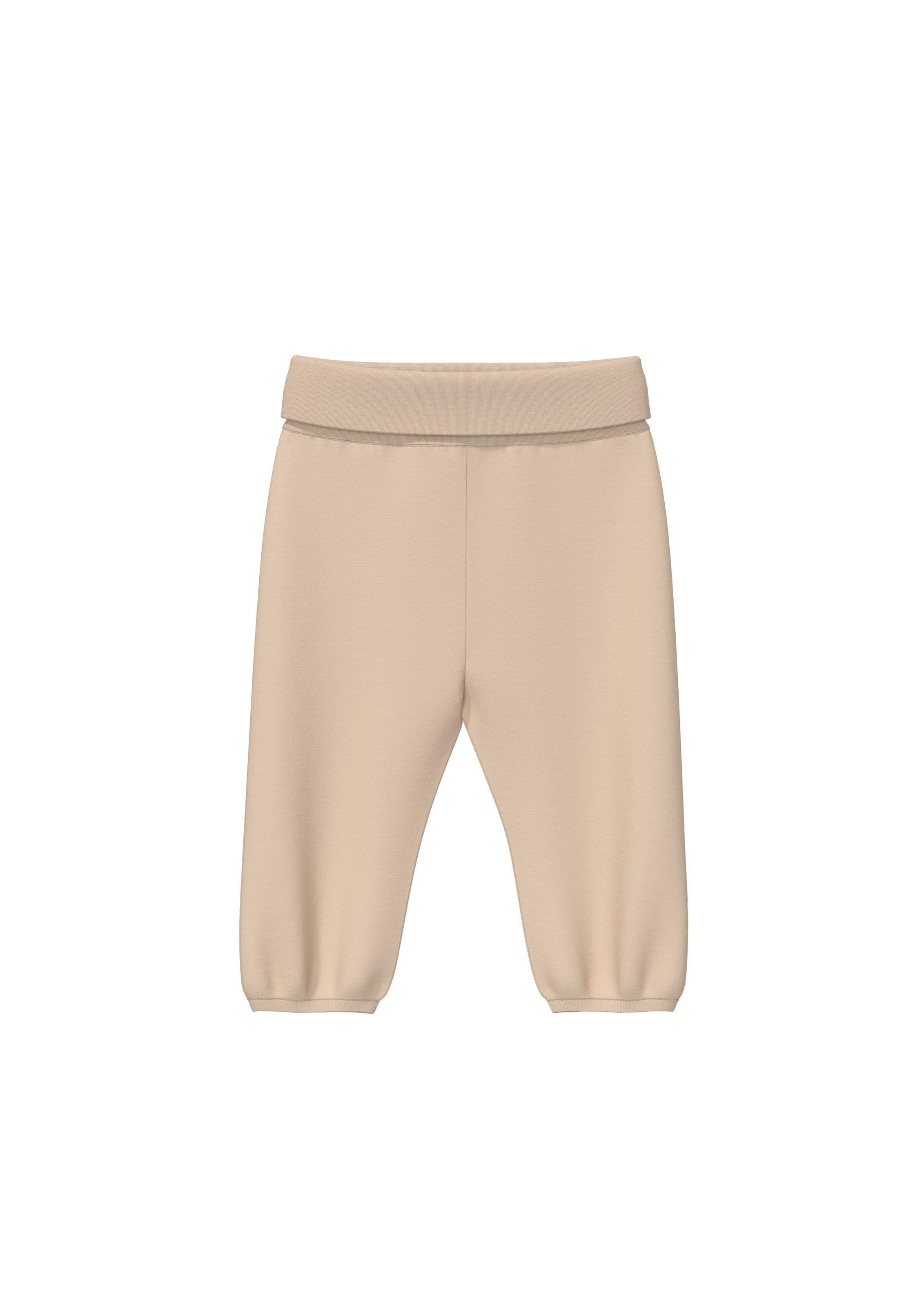 s.Oliver Tapered Sportbroek in Beige: voorkant