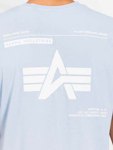ALPHA INDUSTRIES Shirt in Blue