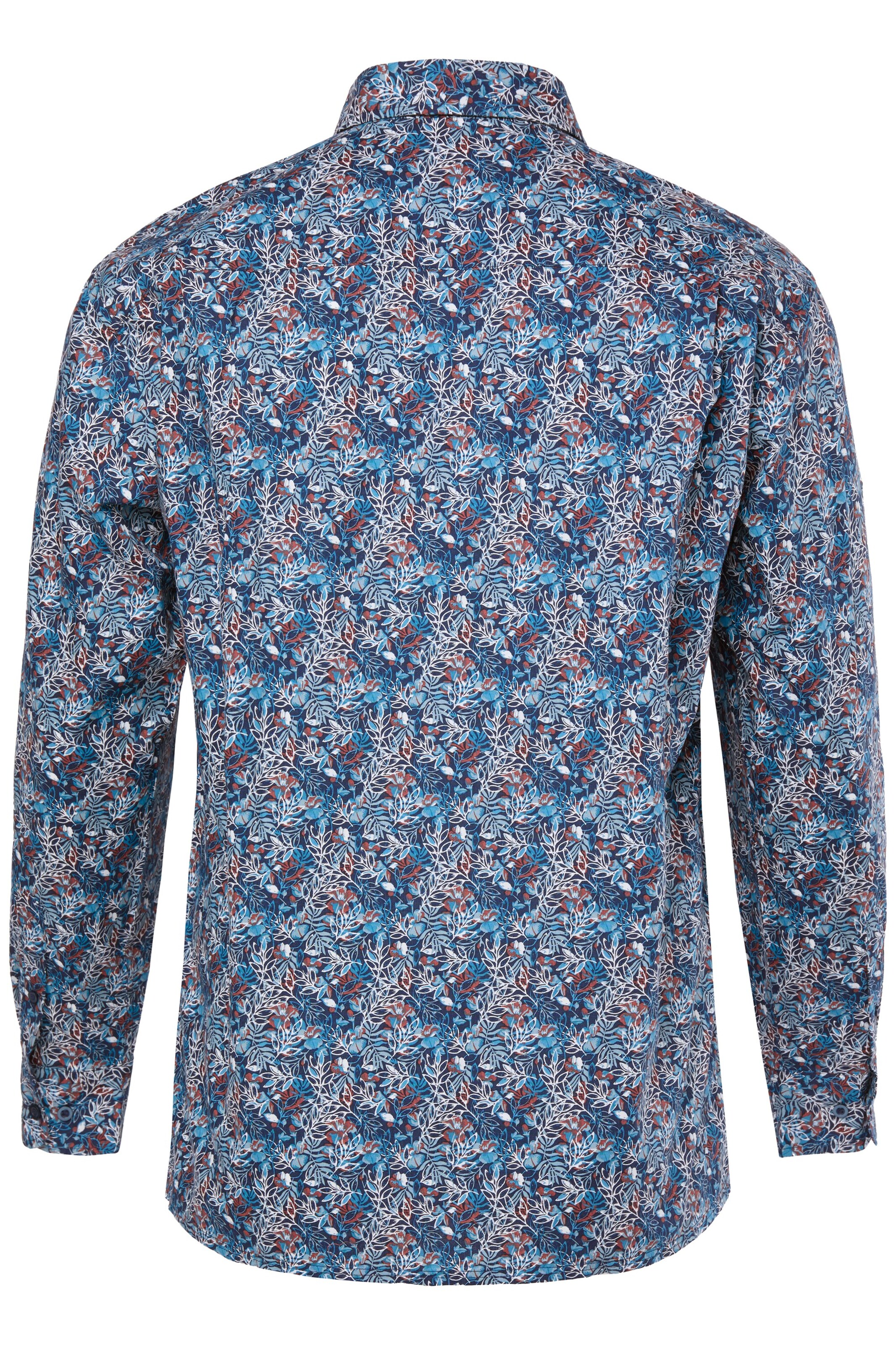 Boston Park Regular fit Overhemd in Blauw