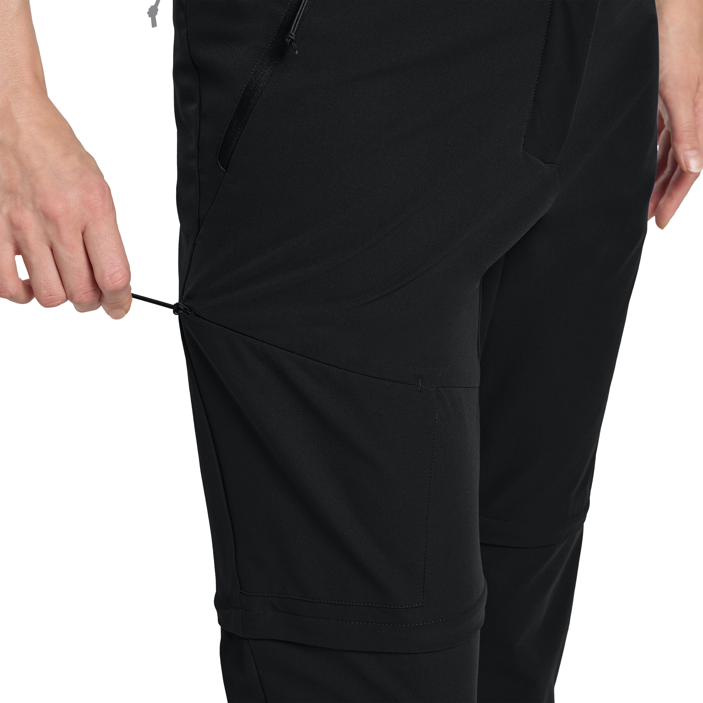 JACK WOLFSKIN Regular Outdoor Pants 'Pico' in Black