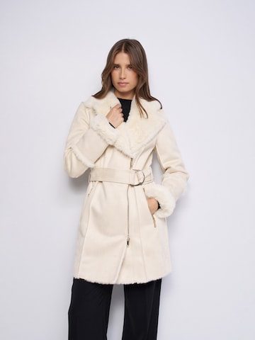 Manteau d’hiver Salsa Jeans en beige : devant