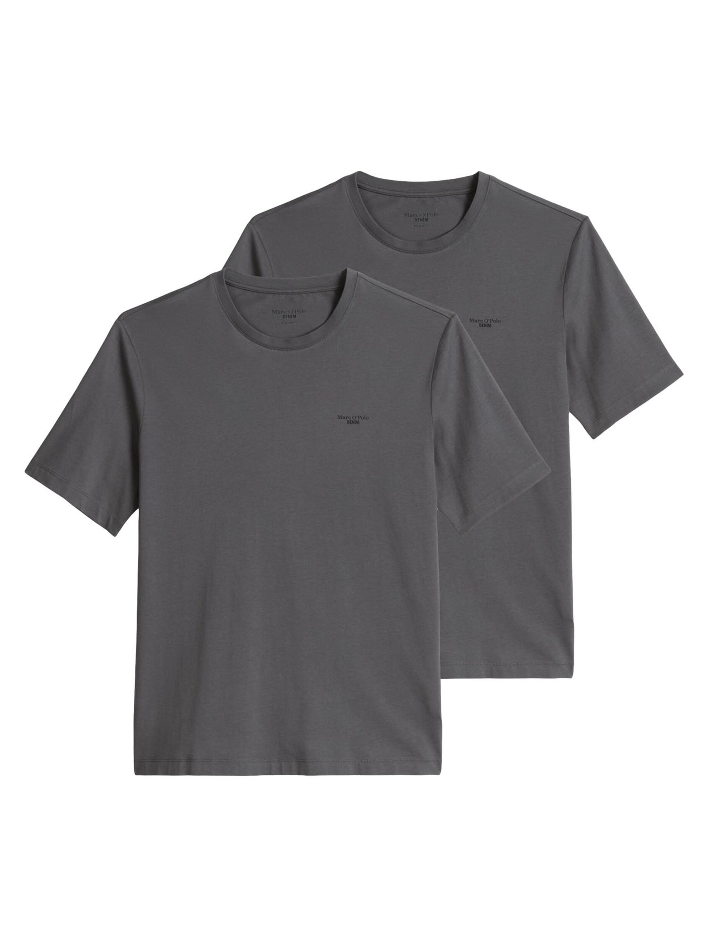 Marc O'Polo DENIM Shirt 'Basic' in Grey: front