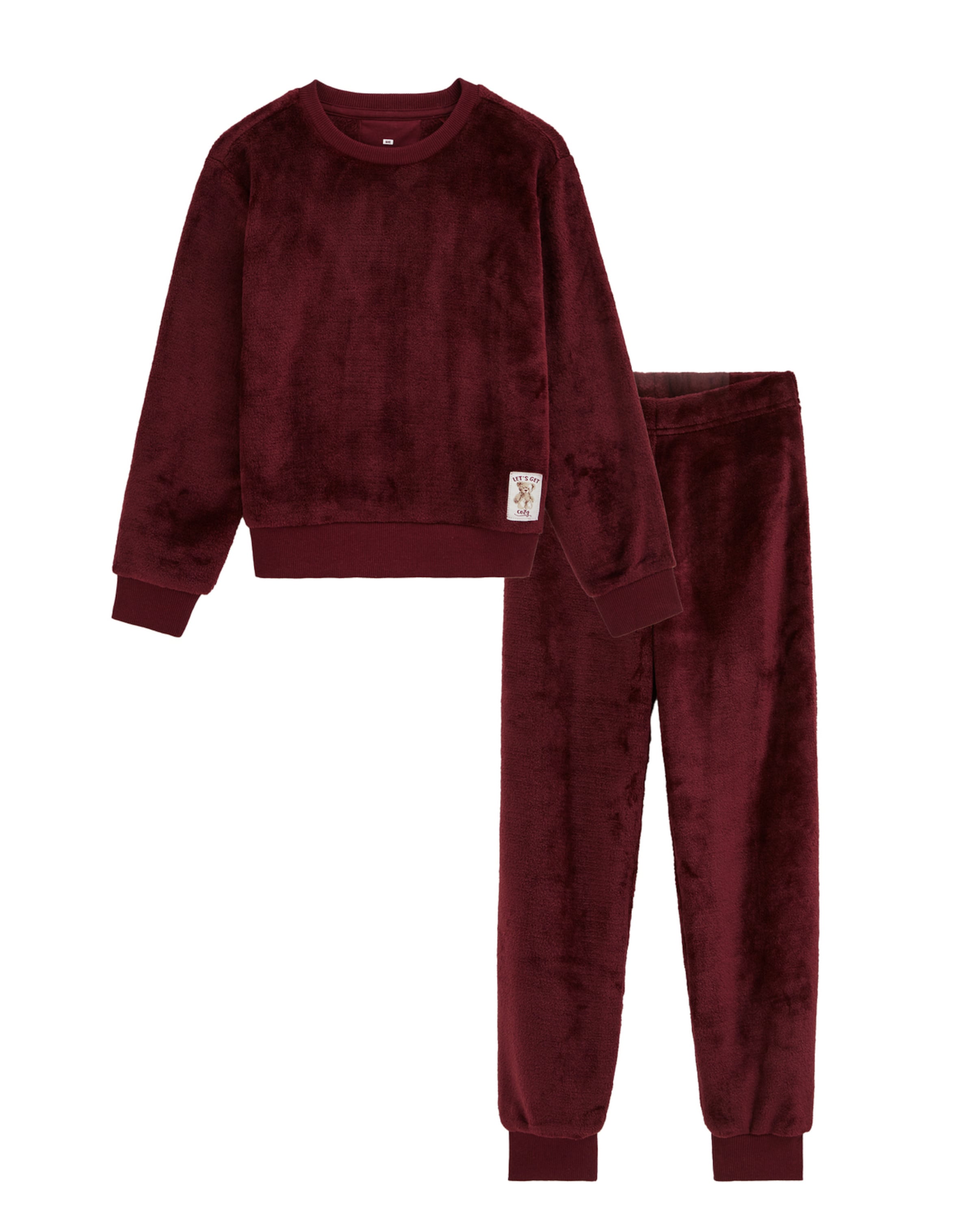 WE Fashion Piżama w kolorze czerwony: przód