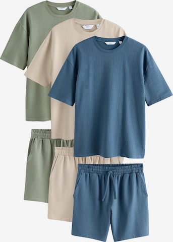 Next Lyhyt pyjama värissä beige: etupuoli