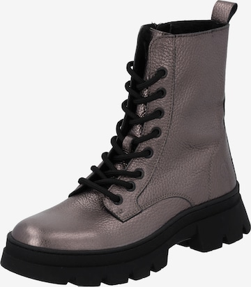 Palado Schnürstiefelette in Silber: Vorderseite