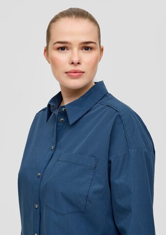 TRIANGLE Bluse in Blau