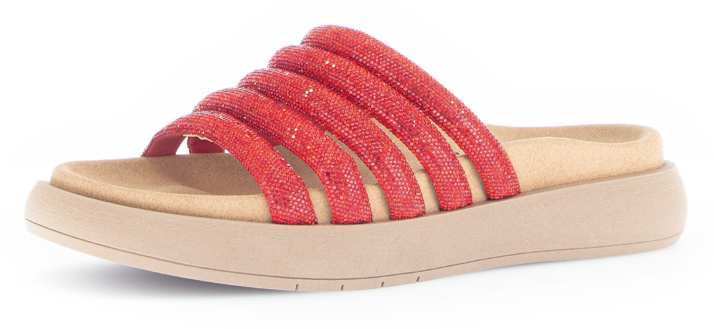 GABOR Mules in Red: front