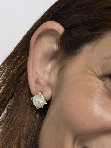 Luxenter Earrings 'ERIOK' in White