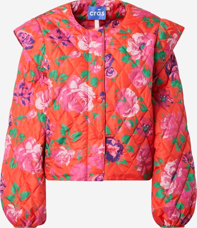 Crās Jacke in grün / dunkellila / rosa / rot, Produktansicht