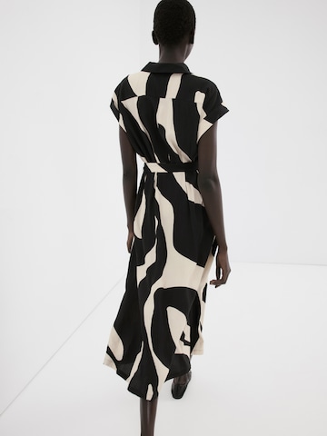 MANGO Košeľové šaty 'NIKITA' - Čierna