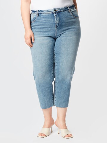 Zizzi regular Jeans 'Vera' i blå: forside