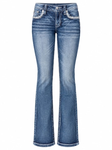 Miss Me Bootcut Jeans in Blau: Vorderseite