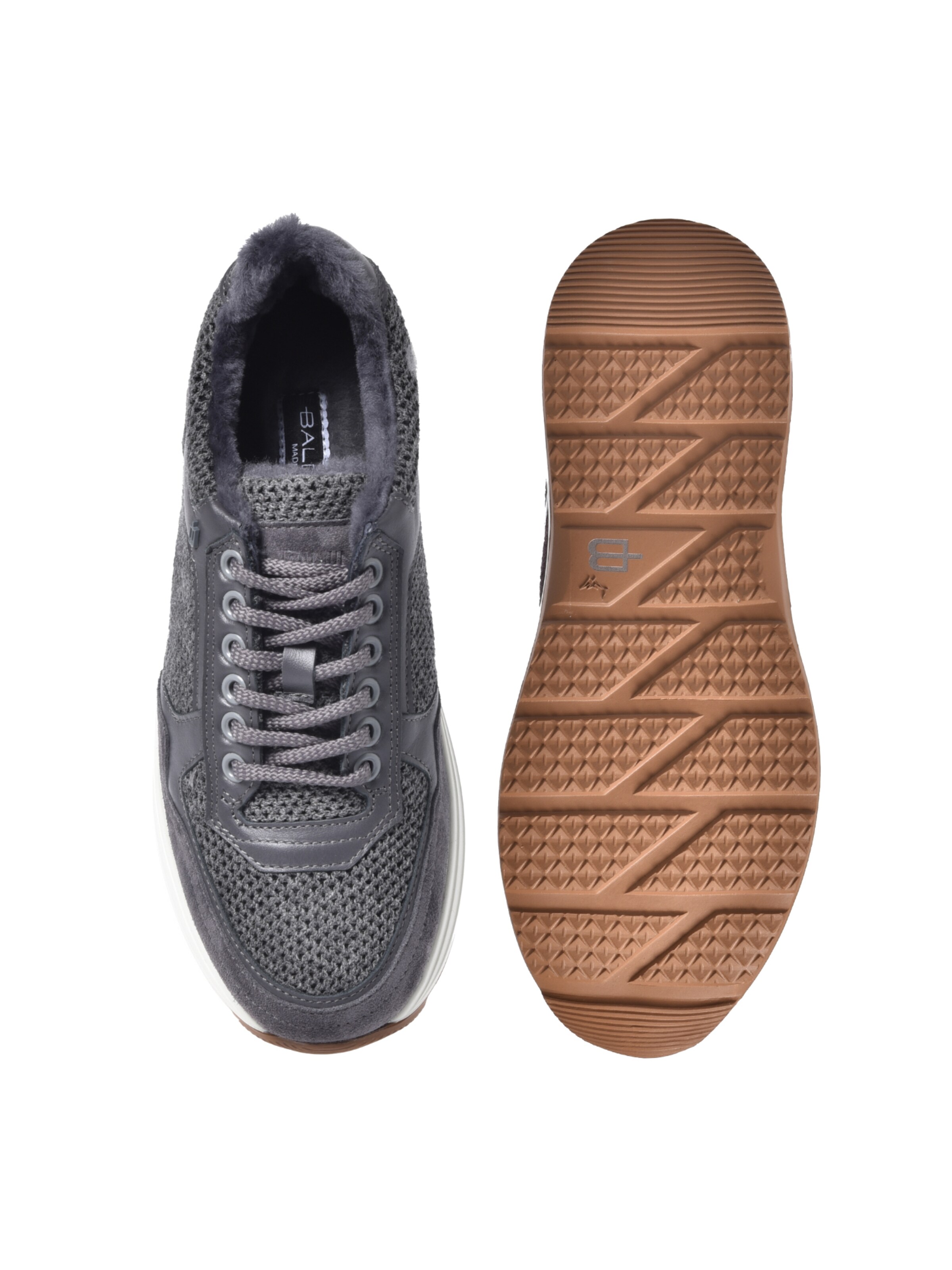 BALDININI Platform trainers in Grey