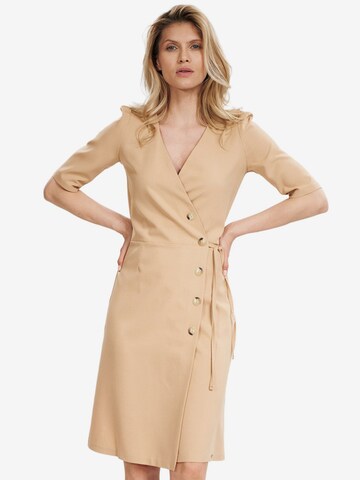 amorubi.com Dress 'Dress 141733' in Beige: front