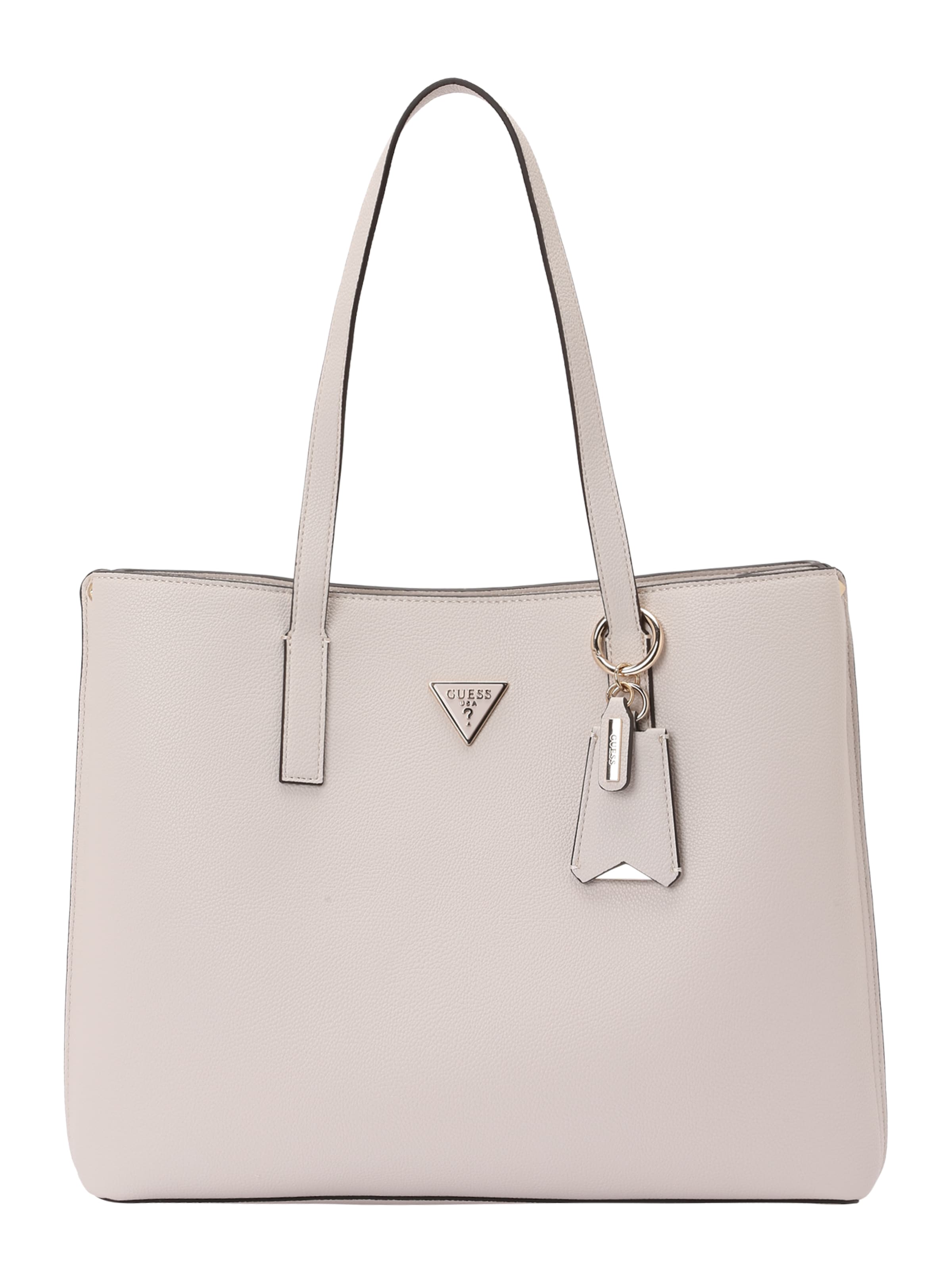 GUESS Ostoskassi 'MERIDIAN II GIRLFRIEND TOTE' värissä beige: etupuoli