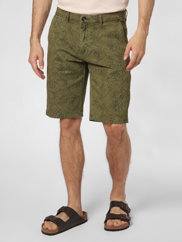 No Excess Regular Pants in Green: front