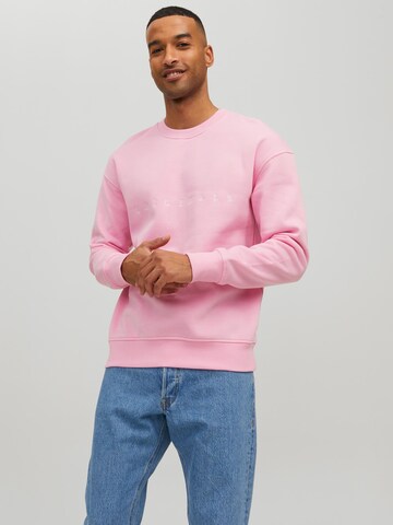 JACK & JONES Sweatshirt 'Copenhagen' i rosa: forside
