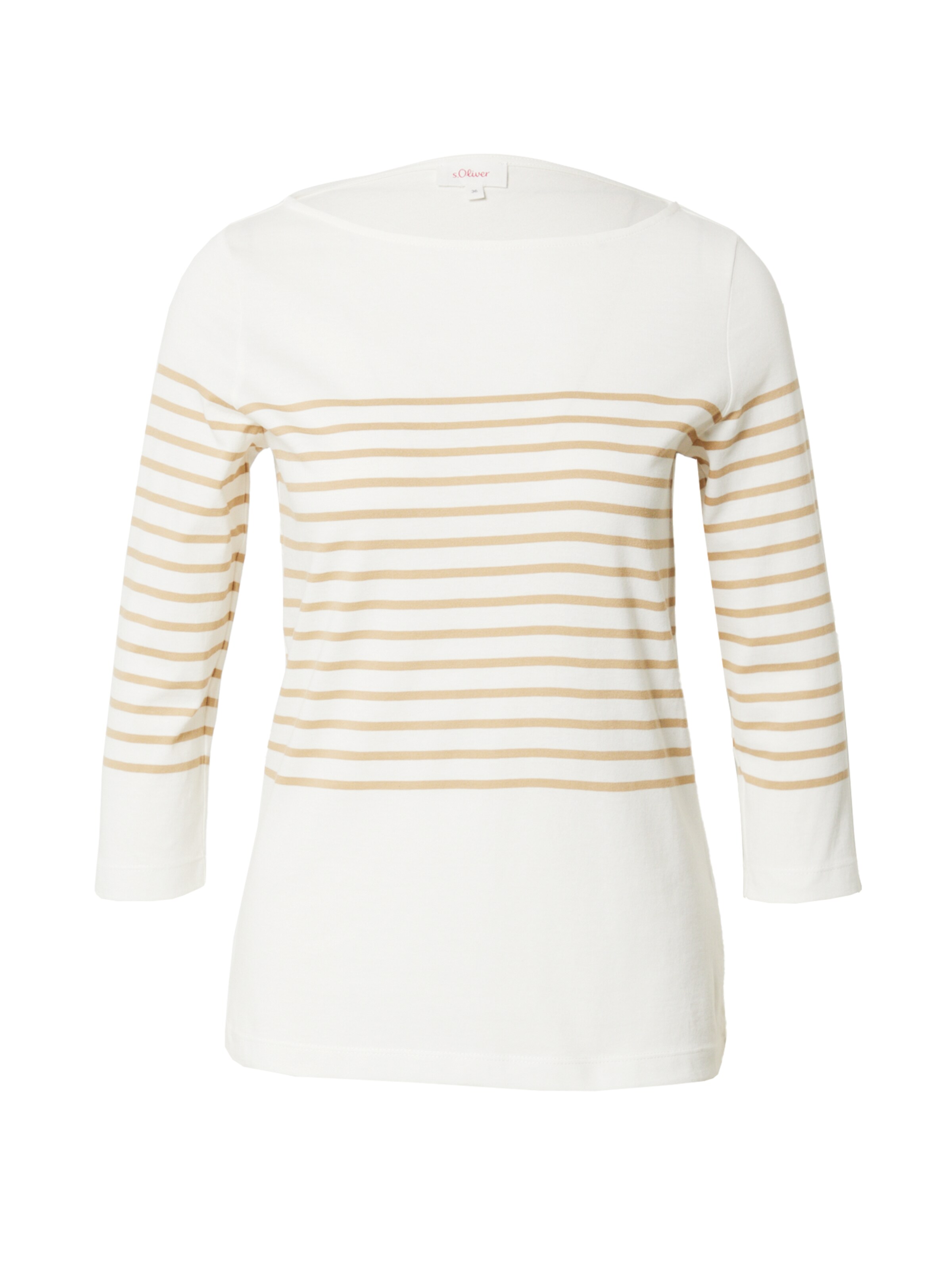 s.Oliver Shirt in Beige: Vorderseite