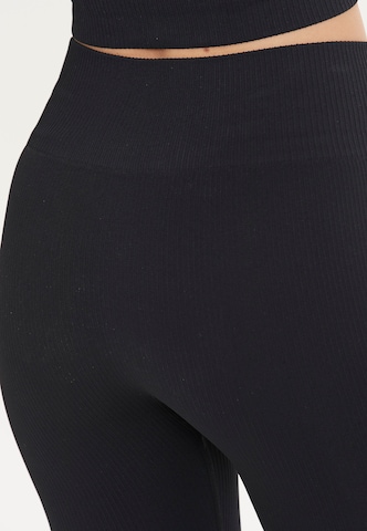 ENDURANCE Skinny Workout Pants 'Janing' in Black
