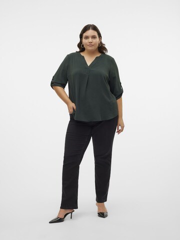 Vero Moda Curve Bluse 'ELVA' i grøn