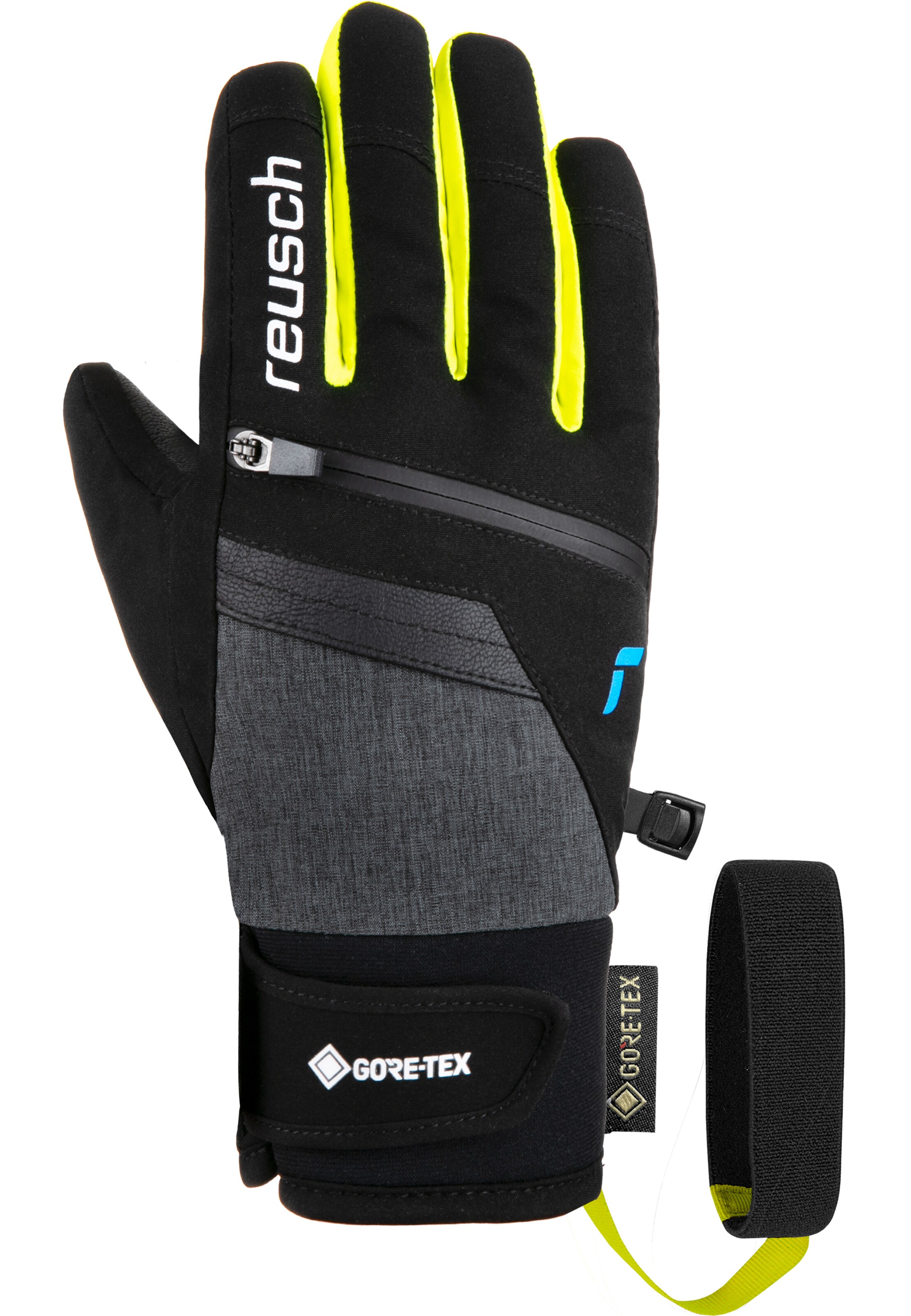 REUSCH Athletic Gloves 'Travis' in Black