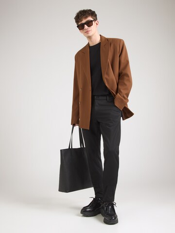 Coupe slim Pantalon 'ONSTHOR' Only & Sons en noir