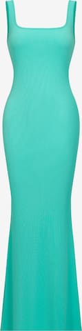cfab (formerly creamy fabrics) Kleid 'Ribbed Tank Top Maxikleid' in Grün: Vorderseite