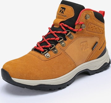 YOUTHUP Sneaker high 'SCHUTZENGEL' in Braun: Vorderseite