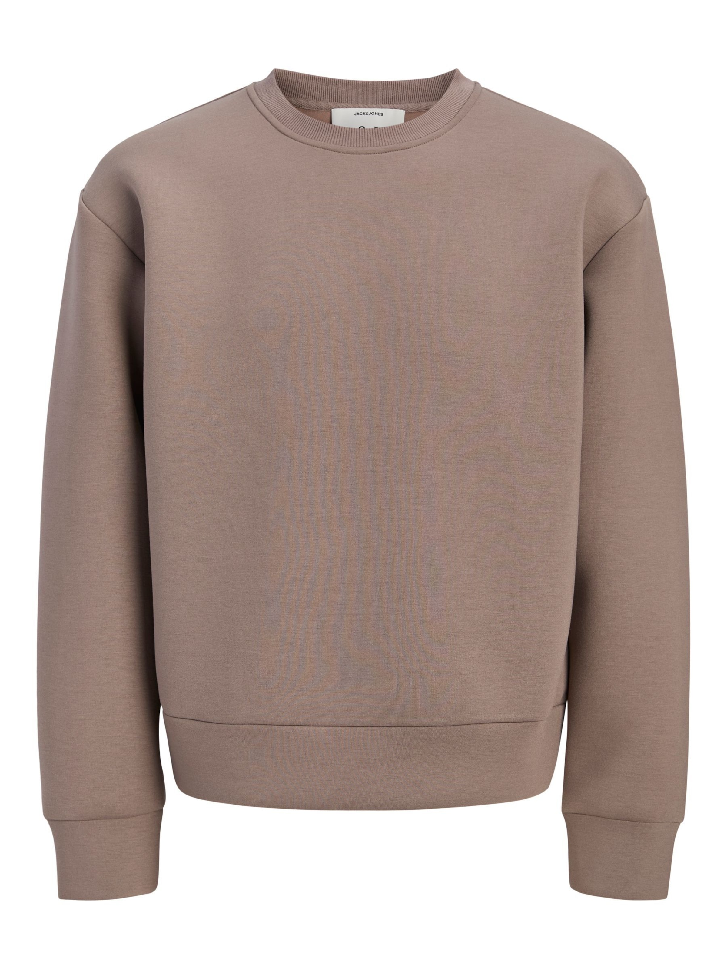 JACK & JONES Sweatshirt in Brown: front