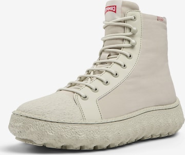 CAMPER Lace-Up Boots 'Barly' in Grey: front