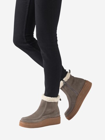 ILSE JACOBSEN Boots '01' in Bruin: voorkant