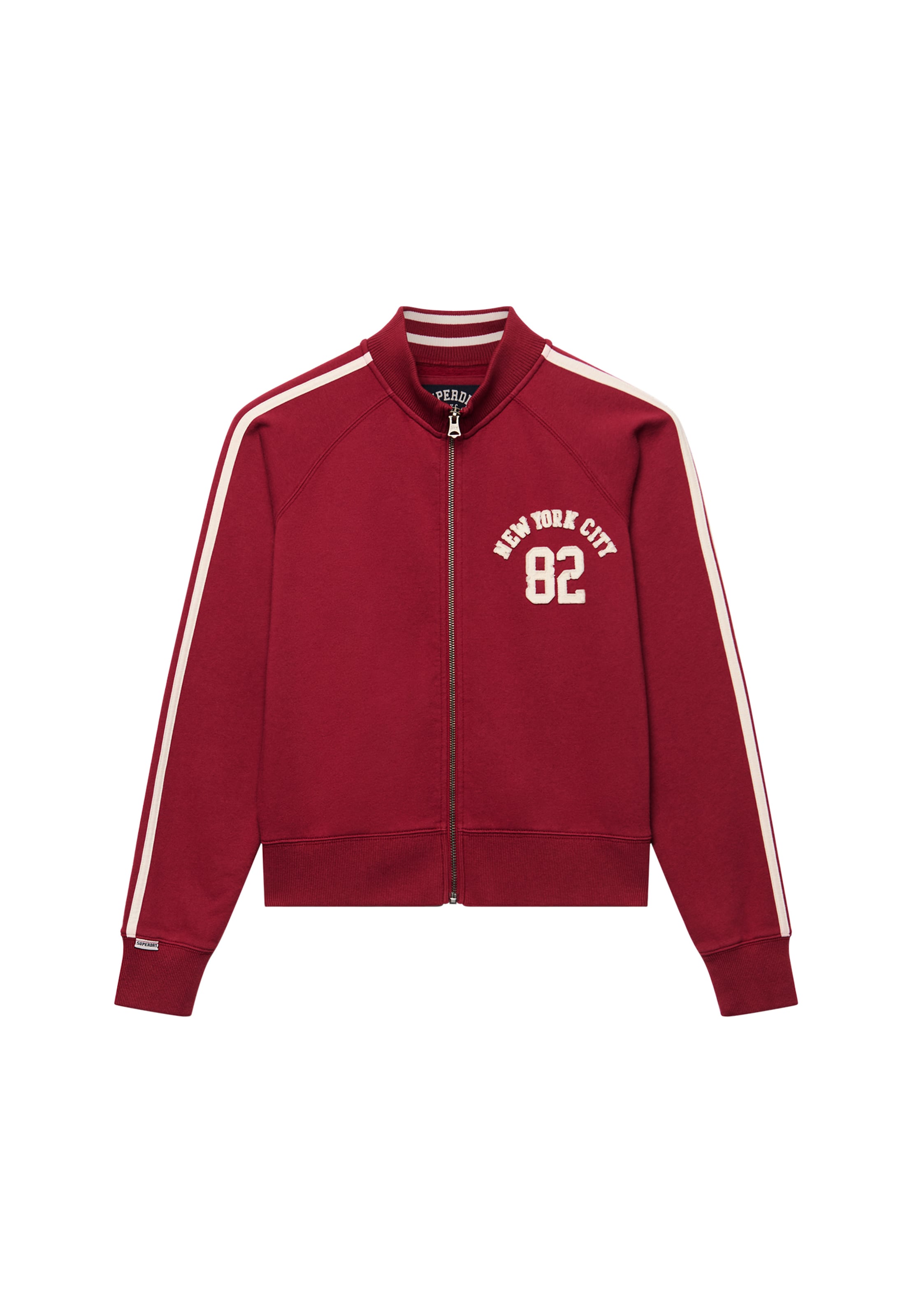 Superdry & Co Sweatvest 'Athletic' in Rood: voorkant