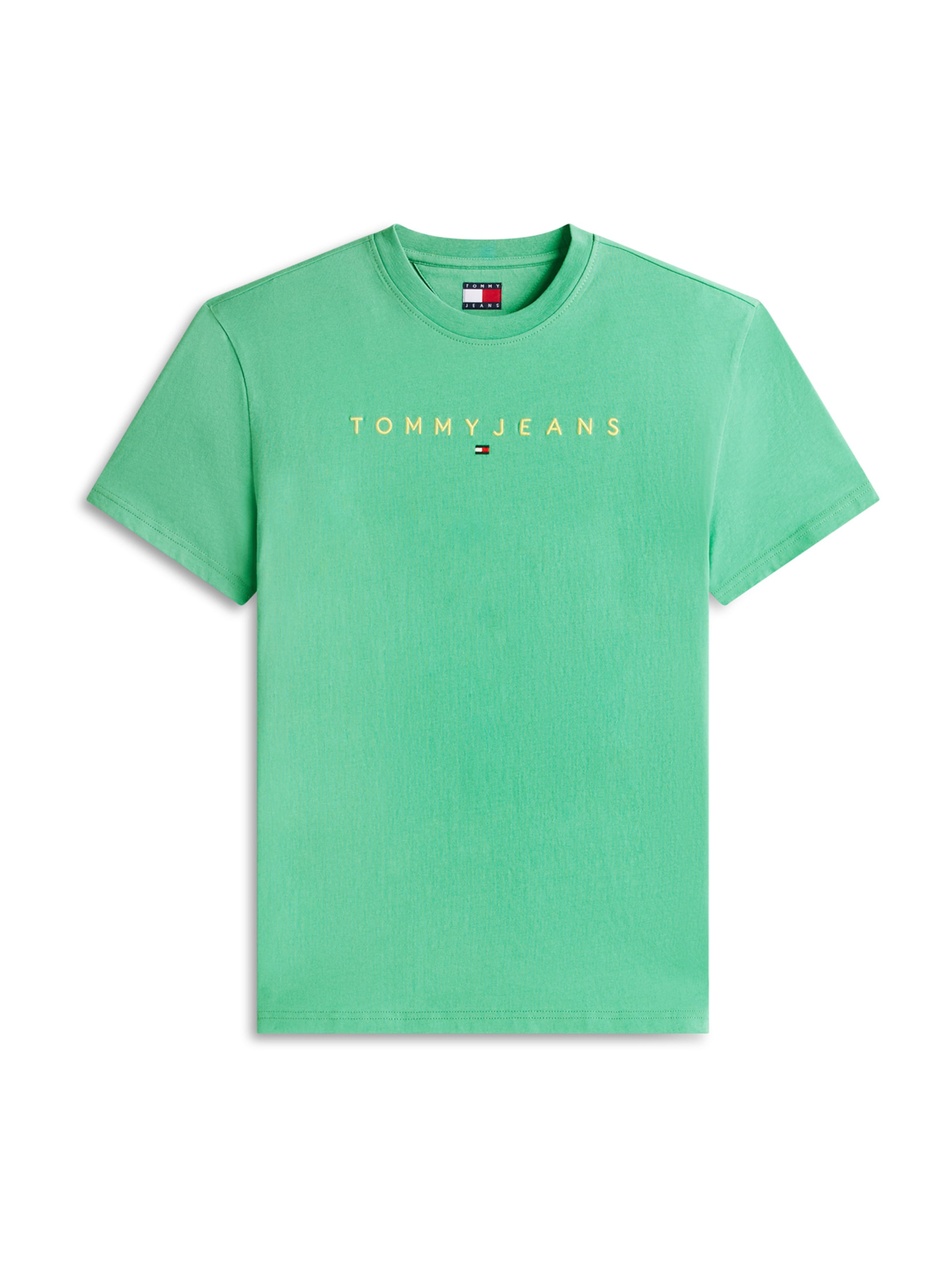 Tommy Jeans Shirt in Groen: voorkant