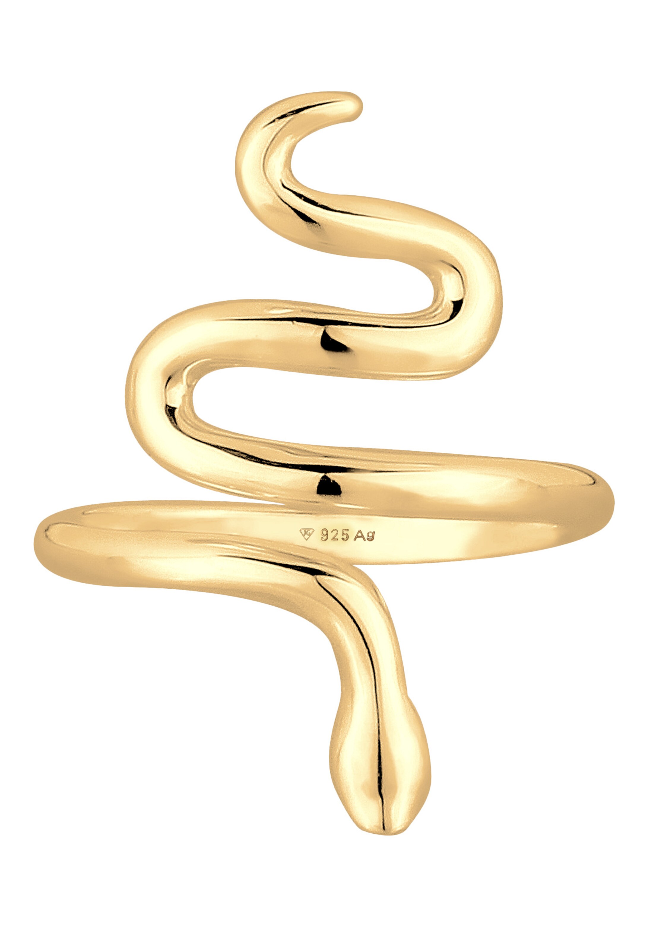 ELLI Ring 'Schlange' in Gold