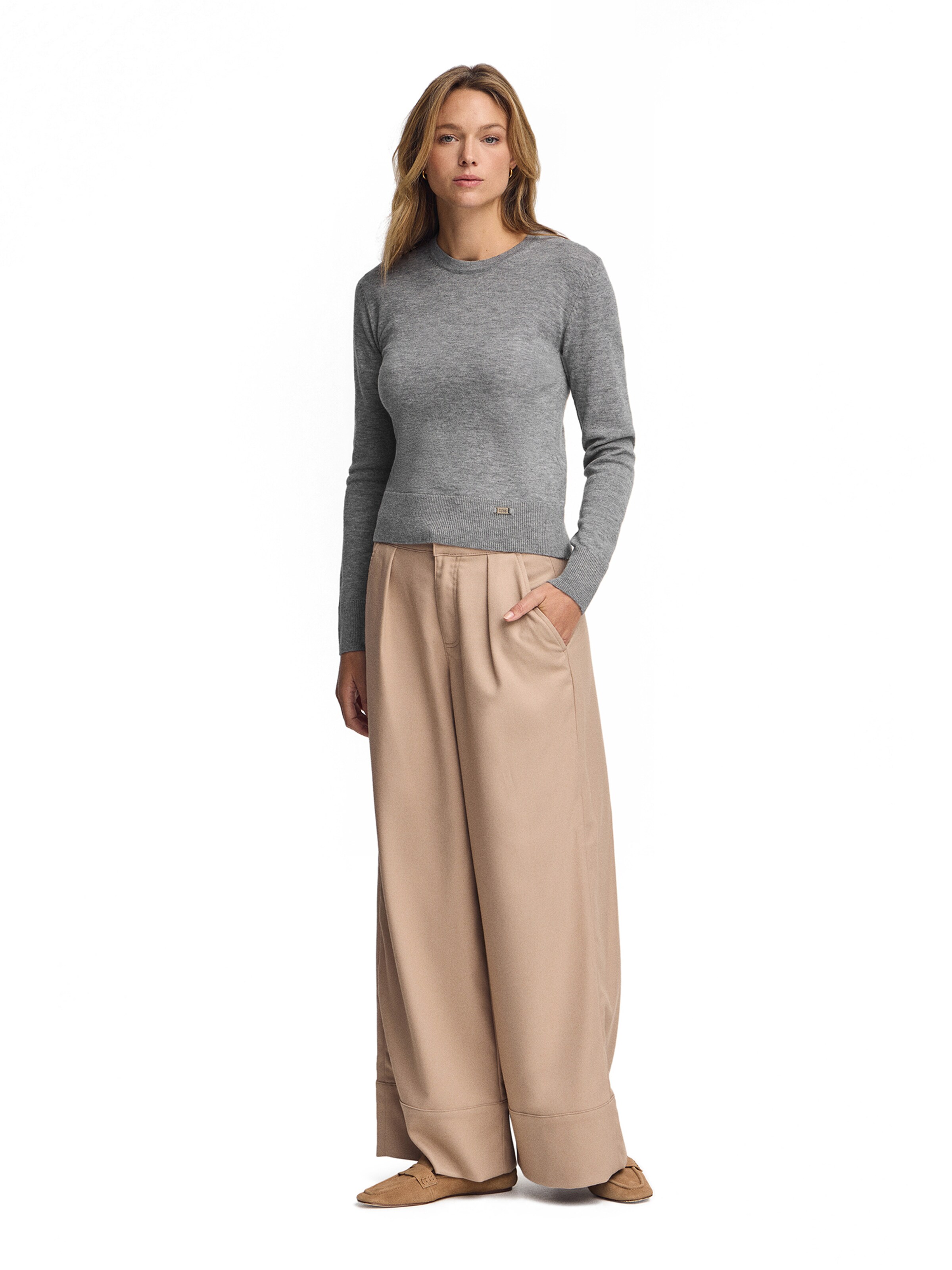 Polo Club Pullover in Grau