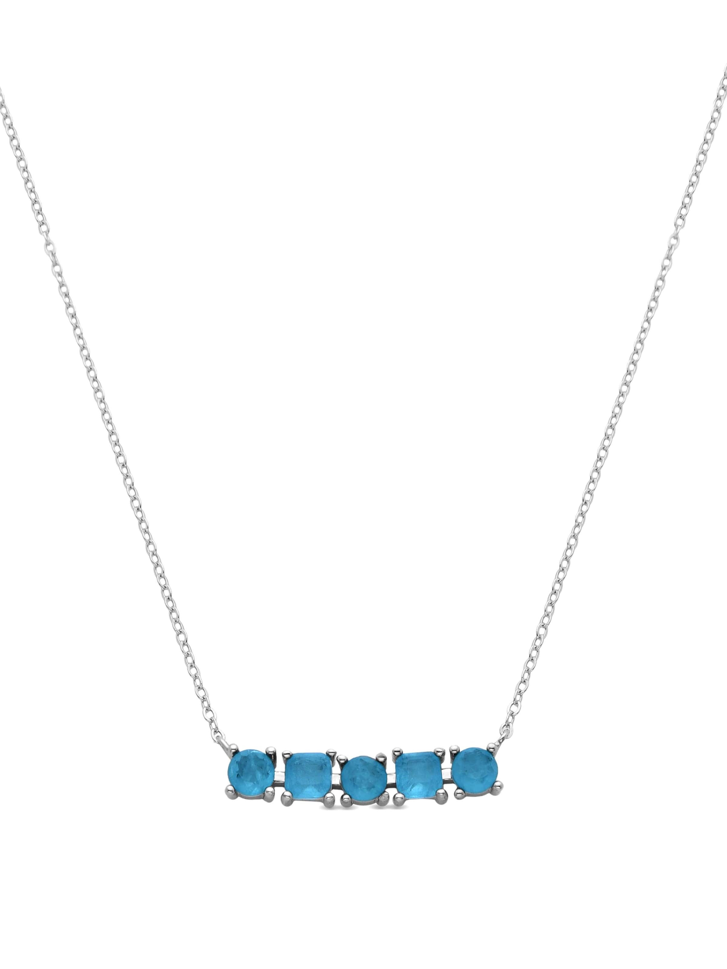 Luxenter - Cadena 'Borai' en azul: frente