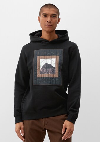 s.Oliver Sweatshirt in Black: front