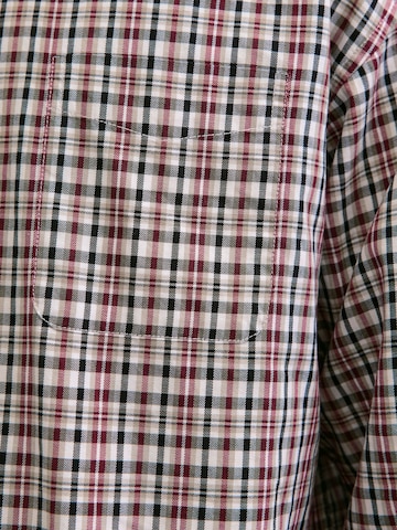 JACK & JONES Comfort fit Button Up Shirt 'JORAutin' in Red