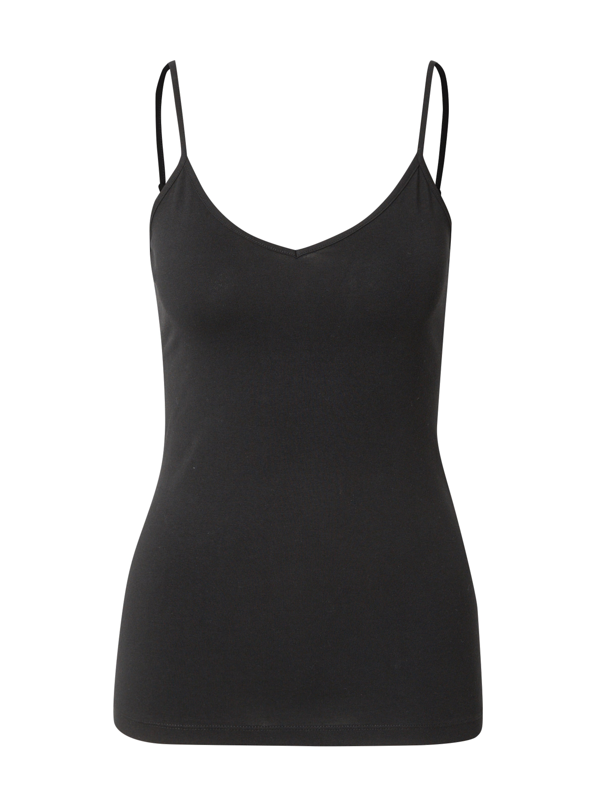 SEIDENSTICKER Τοπ 'Schwarze Rose' σε μαύρο: μπροστά