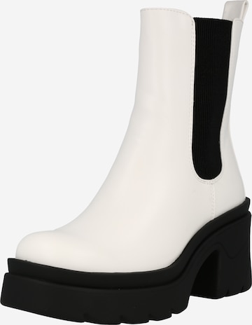 Boots chelsea 'Vivien' di ABOUT YOU in bianco: frontale
