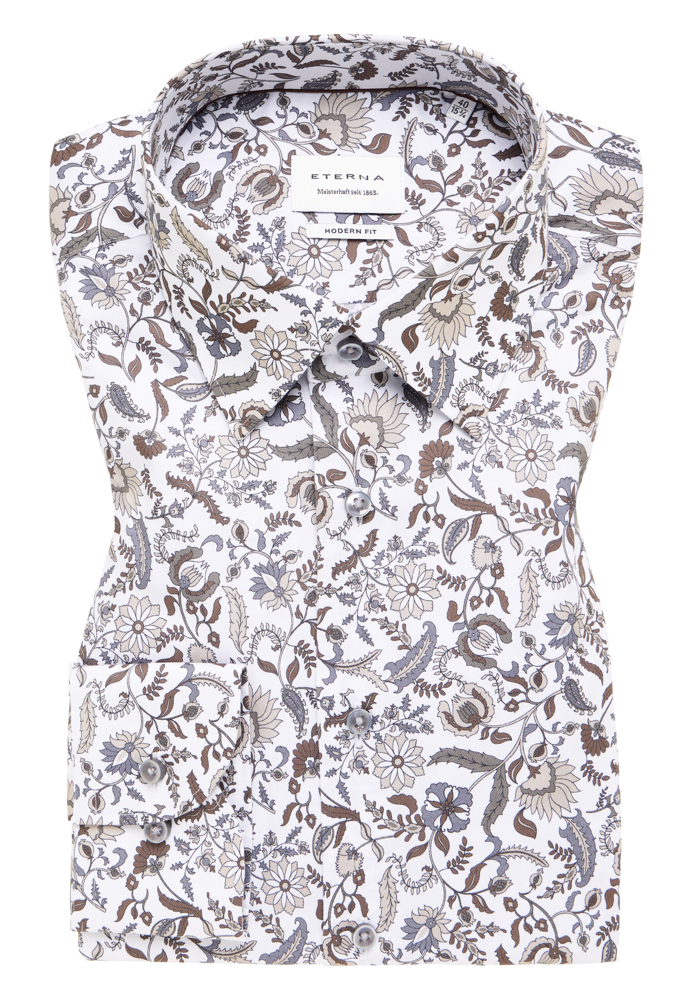 ETERNA Regular fit Business shirt in White