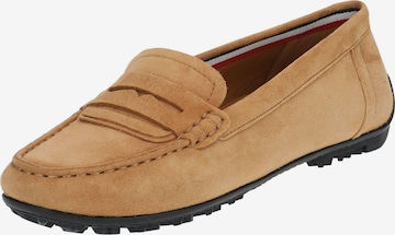 GEOX Moccasins in Beige: front