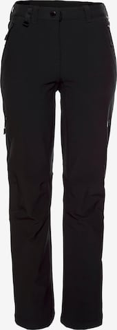 JACK WOLFSKIN Regular Outdoor Pants 'Activate' in Black: front