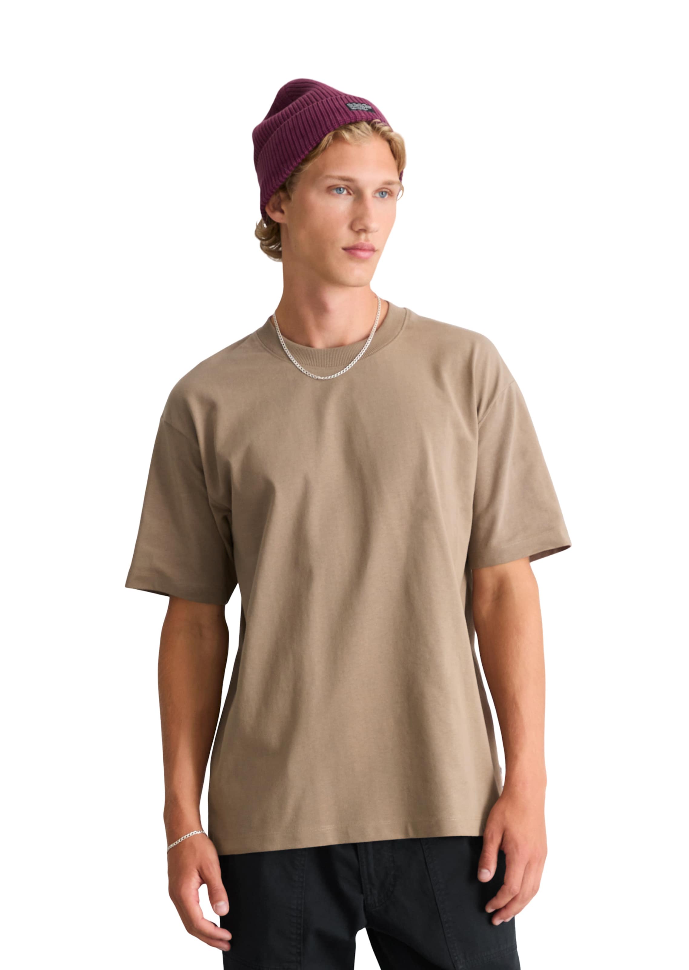 T-Shirt Marc O'Polo DENIM en marron : devant
