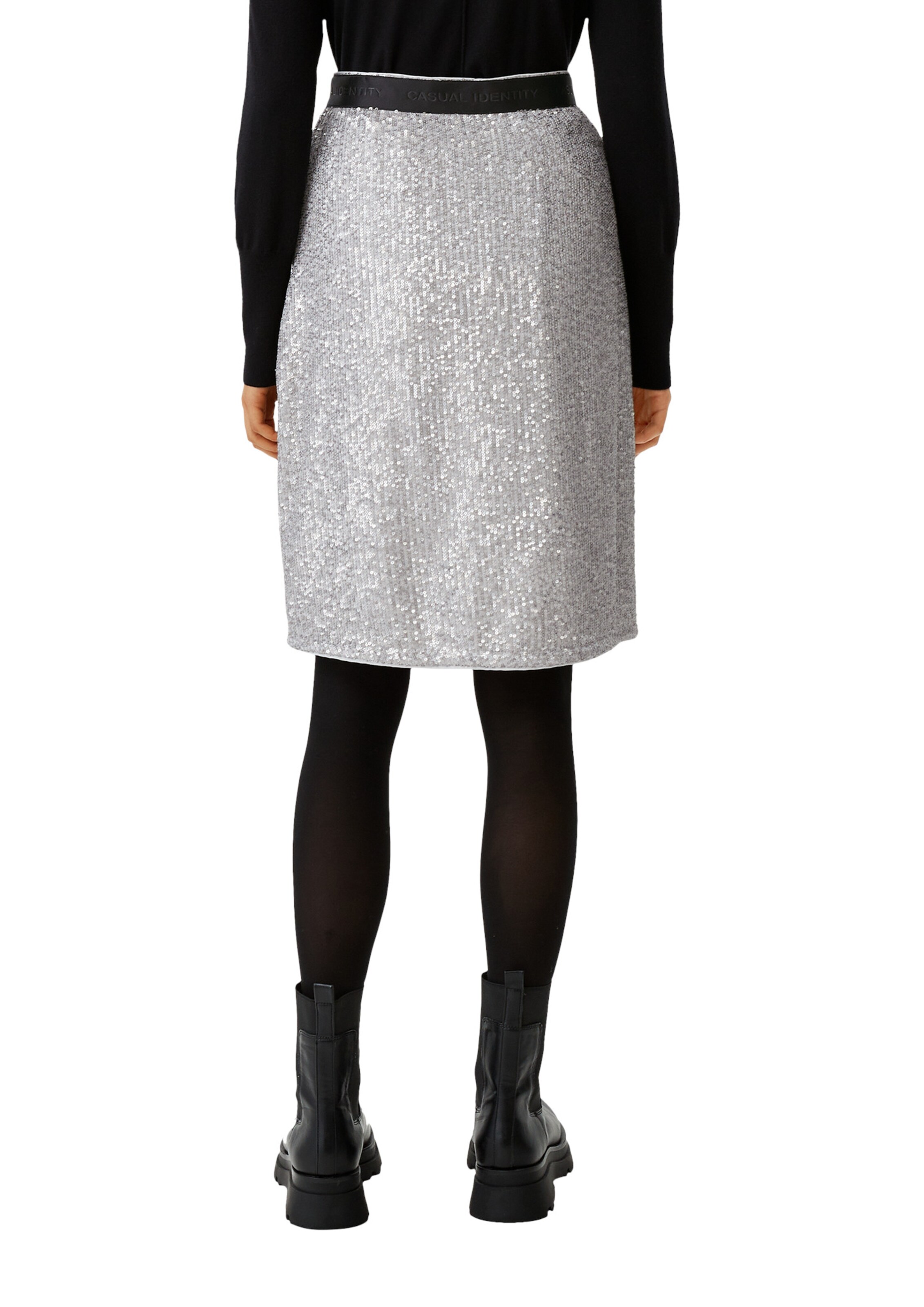 comma casual identity Skirt in Silver