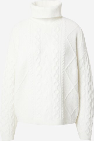 GUESS Пуловер 'Jen' в бяло: отпред