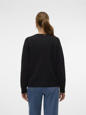 VERO MODA Knit cardigan 'LULEE' in Black