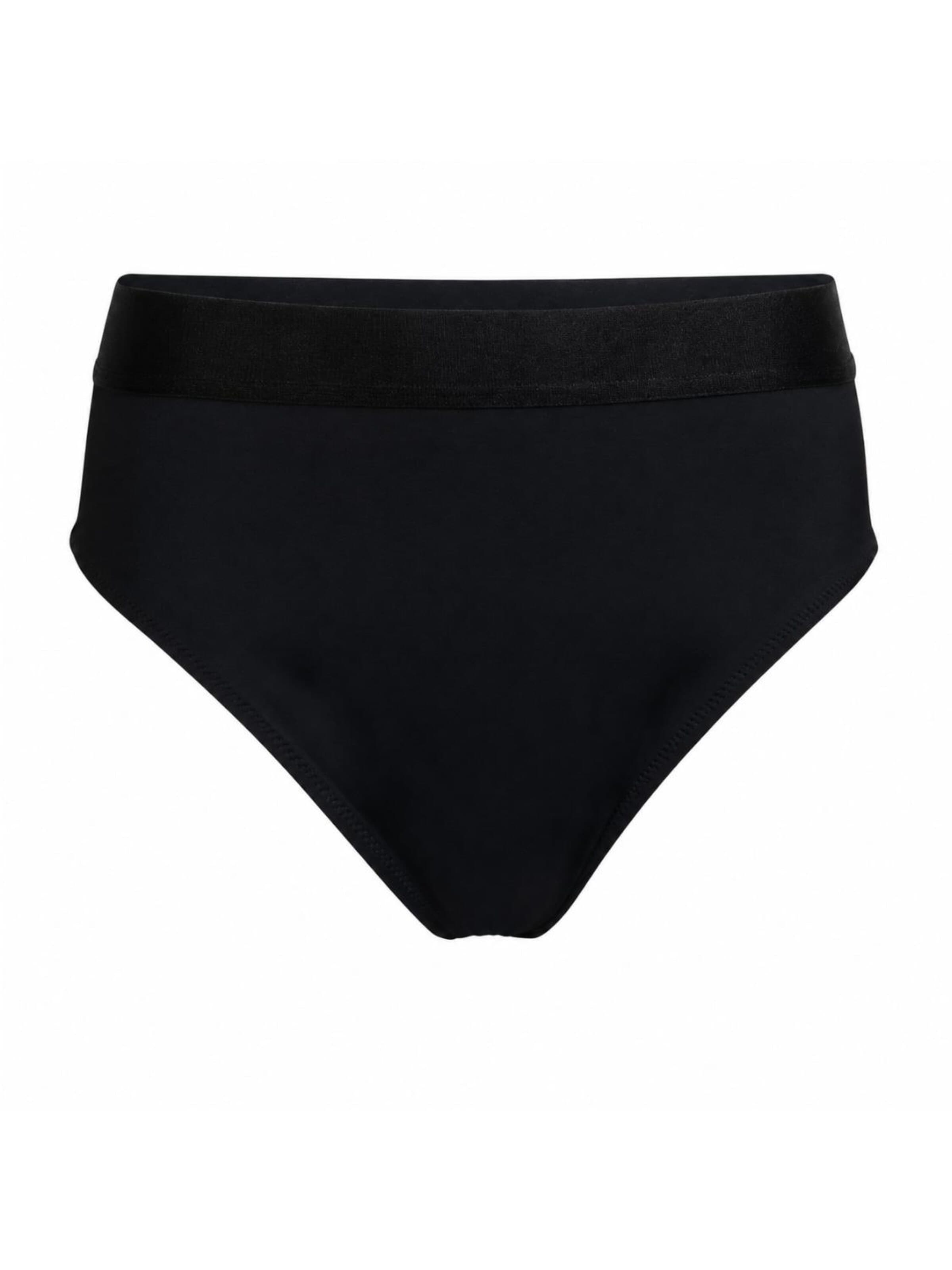Mimi Milkwear Bikini Bottoms in Black: front