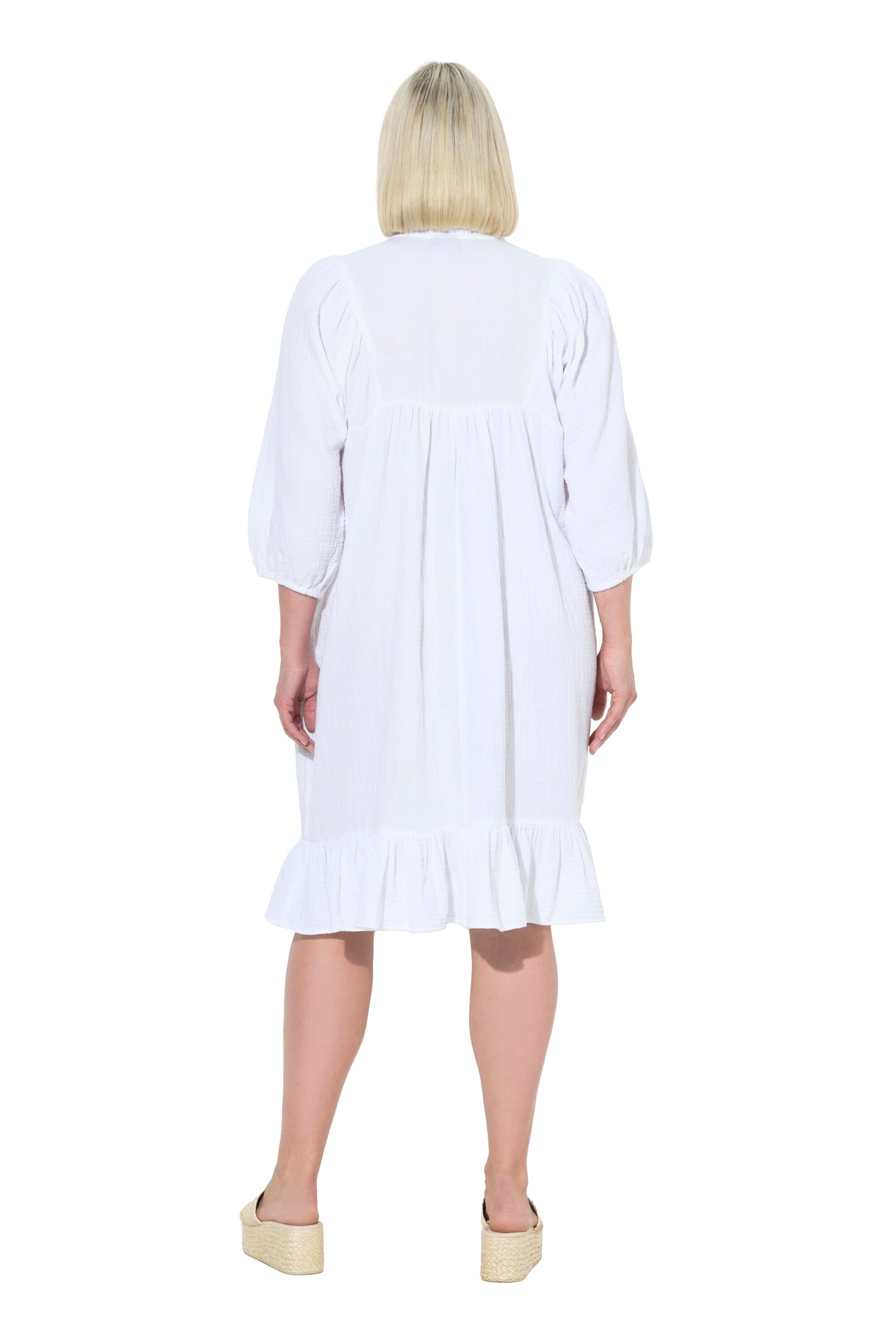 Ulla Popken Kleid in Weiß